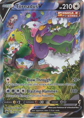 Tornadus V - 185/198 - Alternate Art Ultra Rare