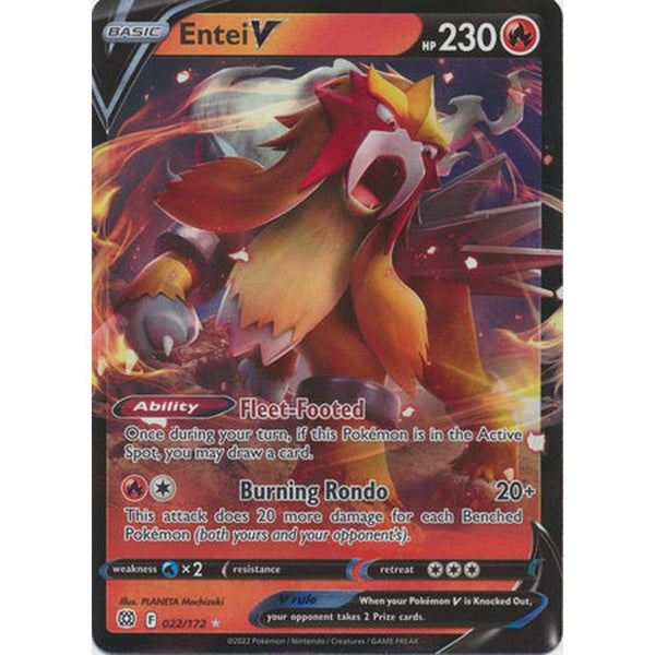 Entei V - 022/172 - Ultra Rare