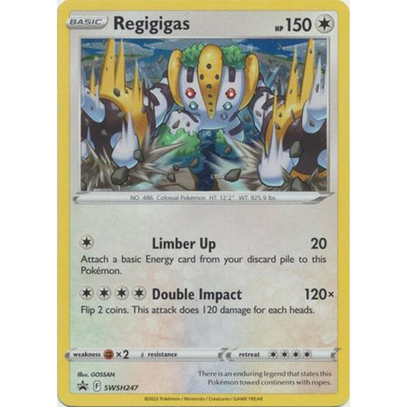 Regigigas - SWSH247 - Holo Promo