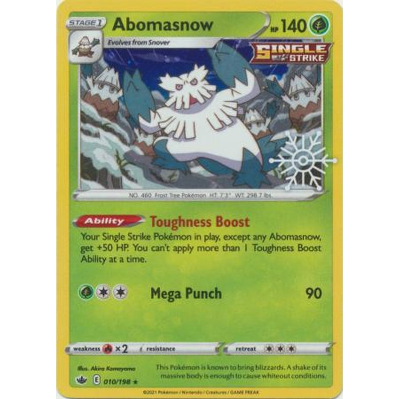 Abomasnow - 010/198 - Advent Calendar Holo Promo