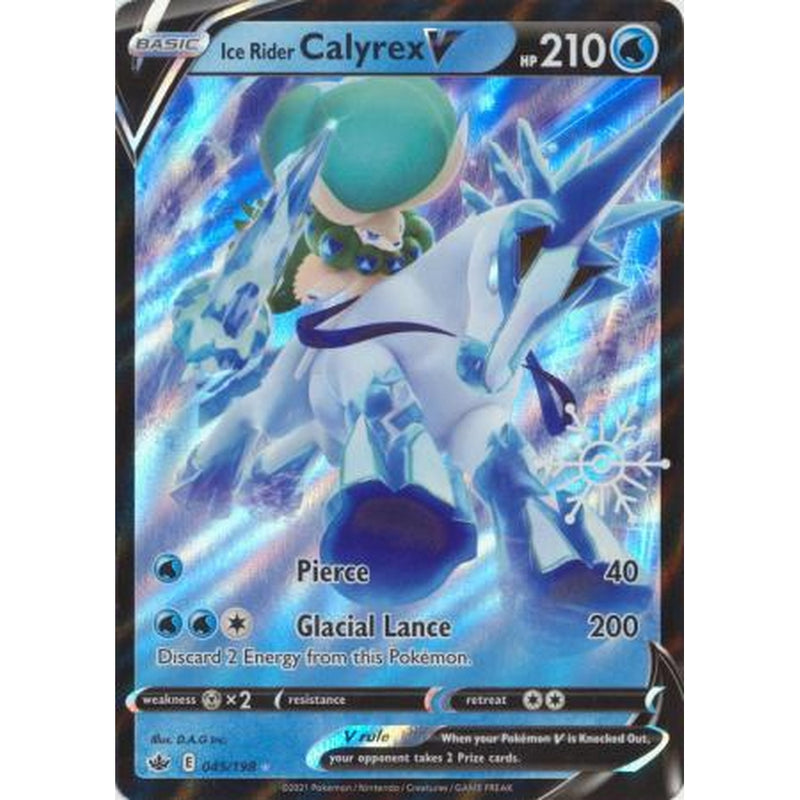 Ice Rider Calyrex V - 045/198 - Advent Calendar Holo Promo