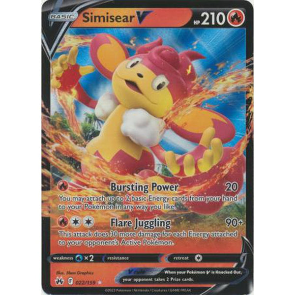 Simisear V - 022/159 - Ultra Rare