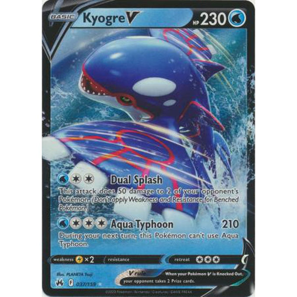 Kyogre V - 037/159 - Ultra Rare