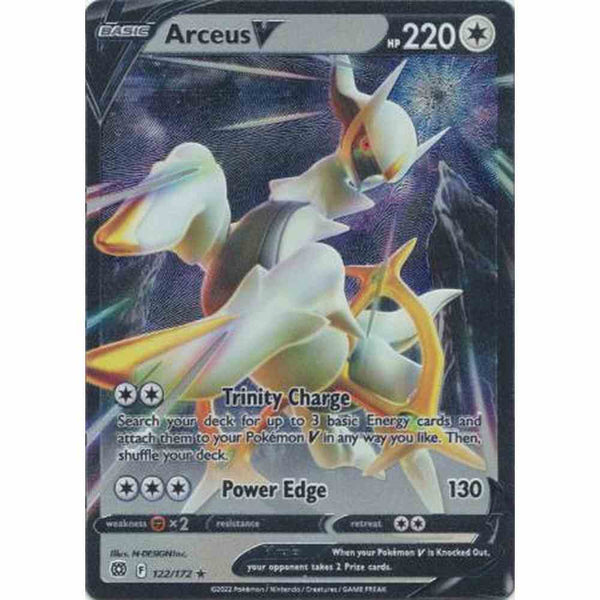 Arceus V - 122/172 - Metal Card