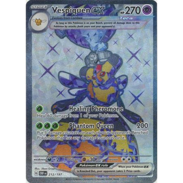 Vespiquen ex - 212/197 - Full Art Secret Rare