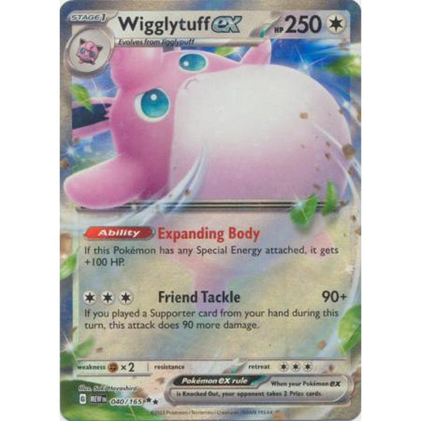 Wigglytuff ex - 040/165 - Ultra Rare