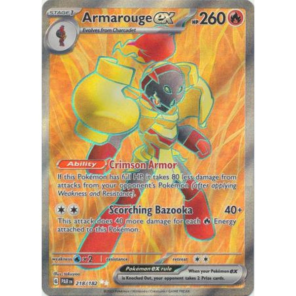 Armarouge ex - 218/182 - Full Art Secret Rare