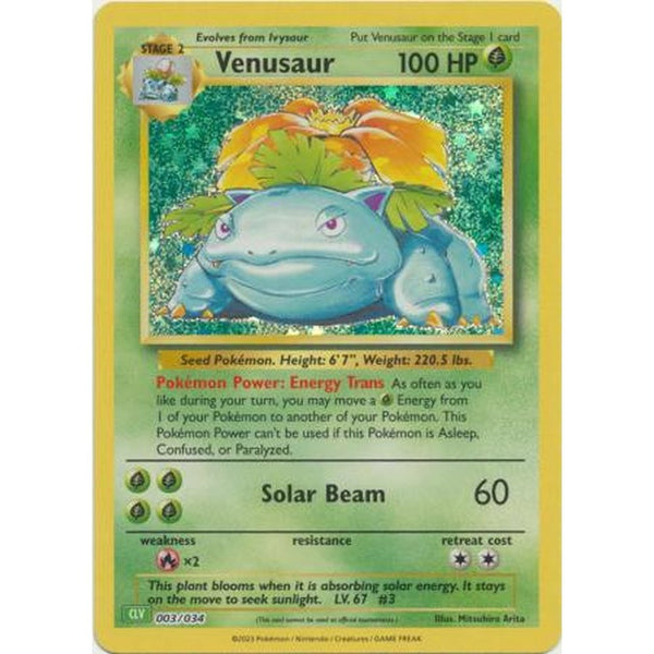 Venusaur - 003/034 - CLV