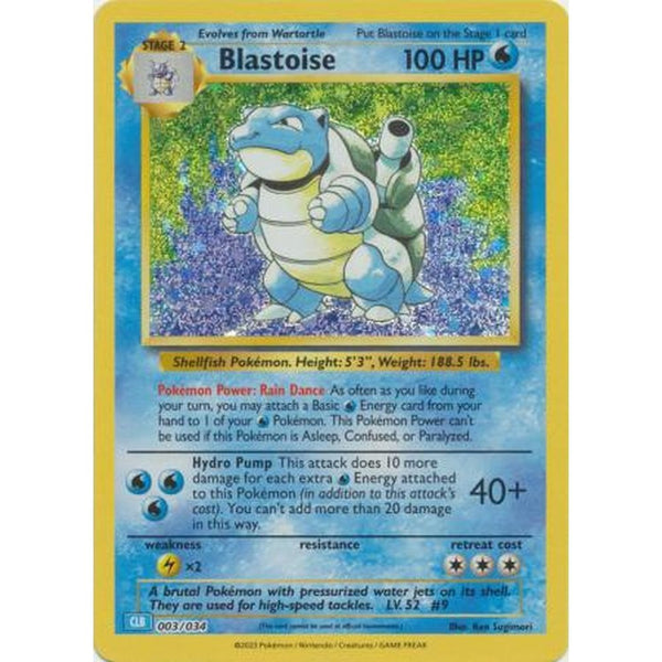 Blastoise - 003/034 - CLB