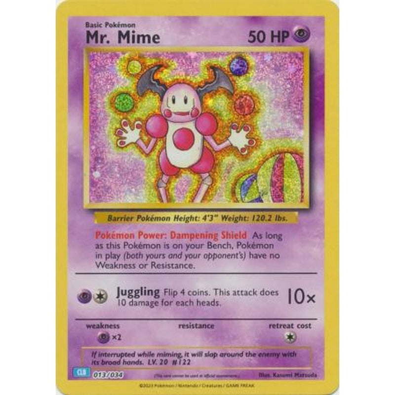 Mr. Mime - 013/034 - CLB