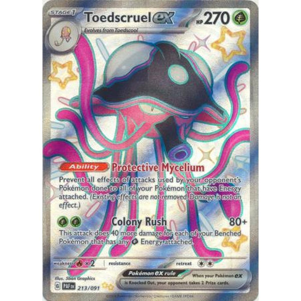 Toedscruel ex - 213/091 - Shiny Ultra Rare