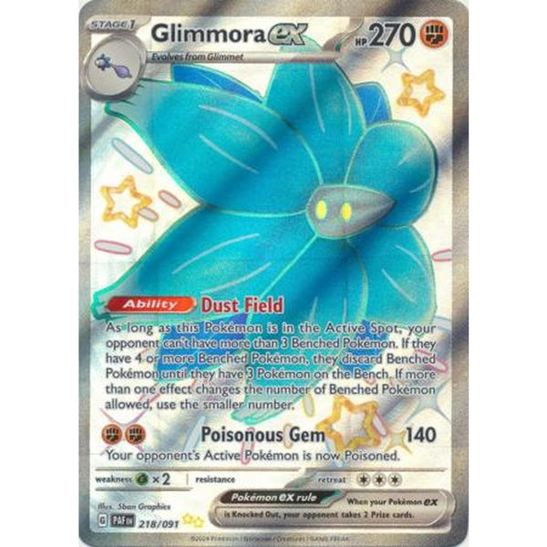 Glimmora ex - 218/091 - Shiny Ultra Rare