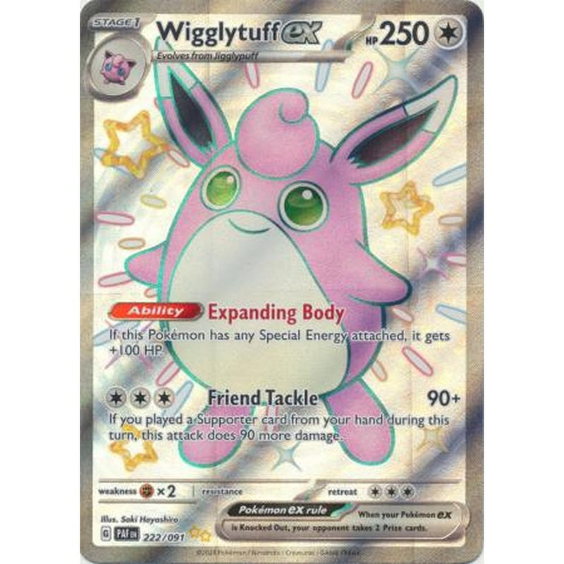 Wigglytuff ex - 222/091 - Shiny Ultra Rare