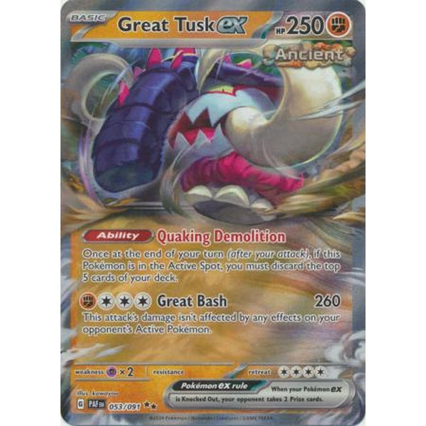 Great Tusk ex - 053/091 - Ultra Rare