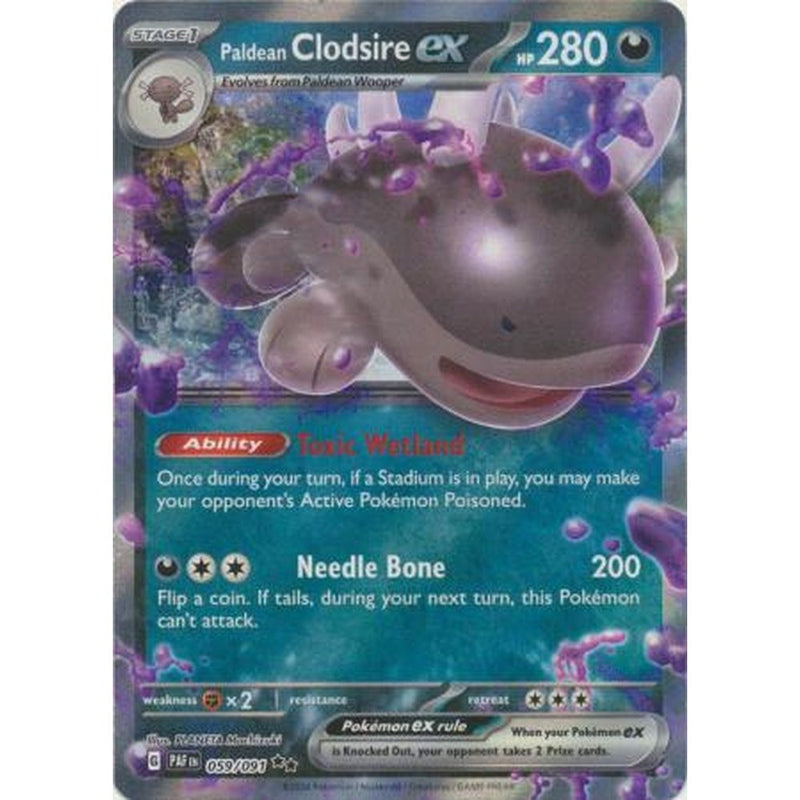 Paldean Clodsire ex - 059/091 - Ultra Rare