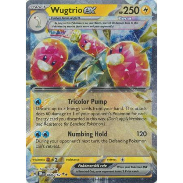 Wugtrio ex - 060/162 - Ultra Rare