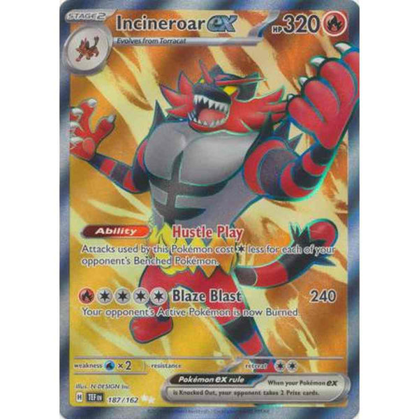 Incineroar ex - 187/162 - Full Art Secret Rare