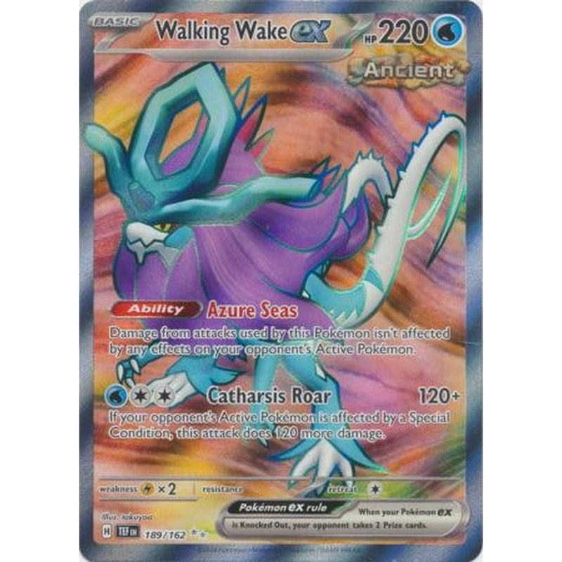 Walking Wake ex - 189/162 - Full Art Secret Rare