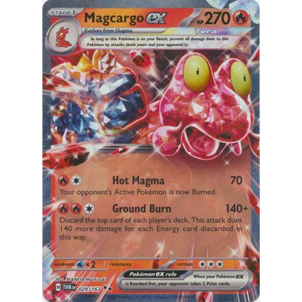 Magcargo ex - 029/167 - Ultra Rare