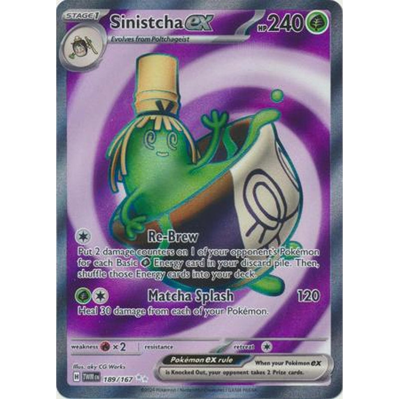 Sinistcha ex - 189/167 - Full Art Secret Rare