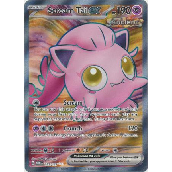 Scream Tail ex - 197/167 - Full Art Secret Rare