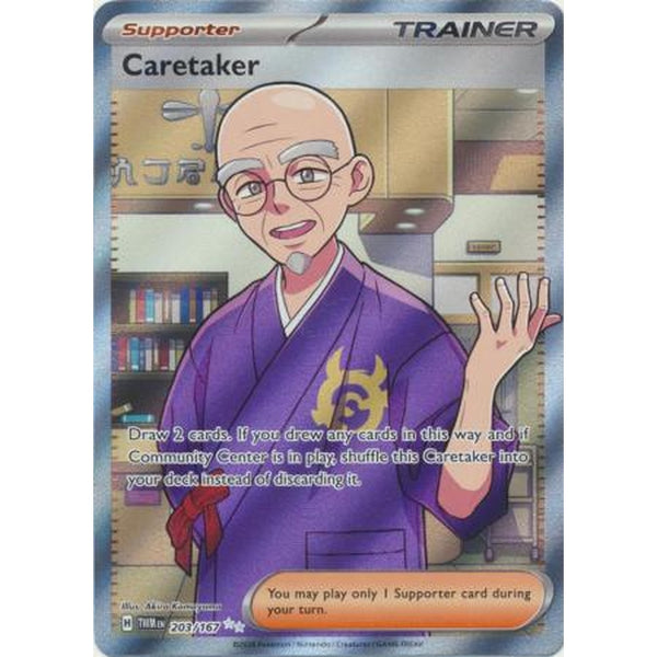 Caretaker - 203/167 - Full Art Secret Rare