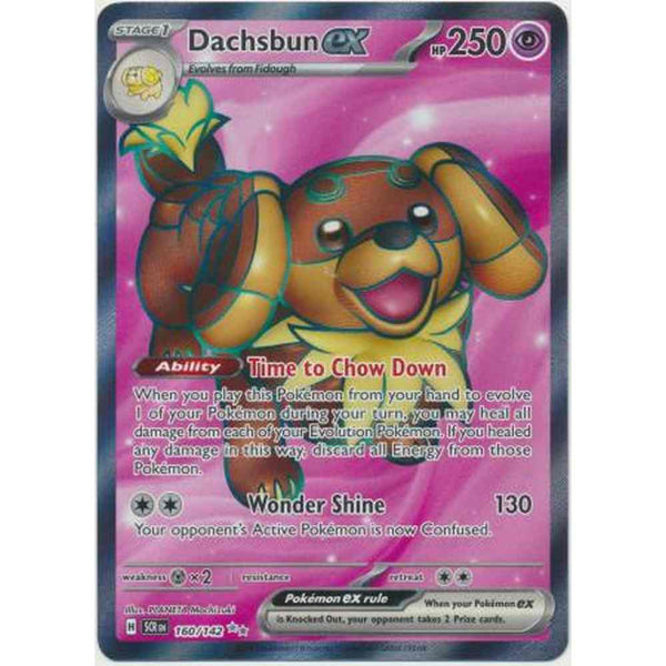 Dachsbun ex - 160/142 - Full Art Secret Rare