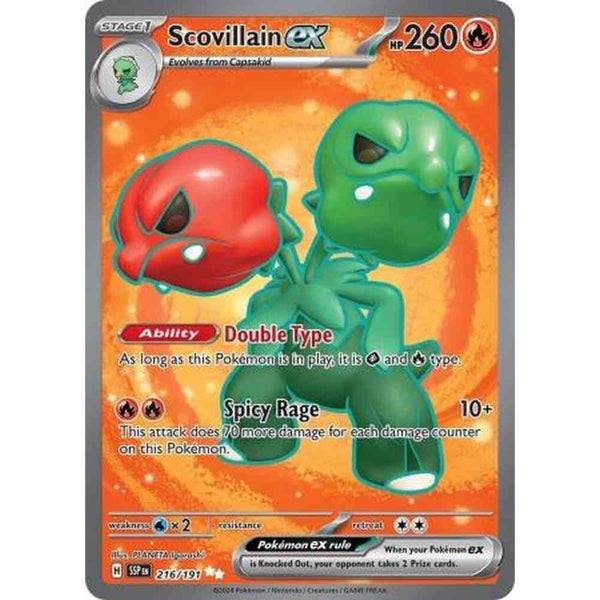 Scovillain ex - 216/191 - Full Art Secret Rare
