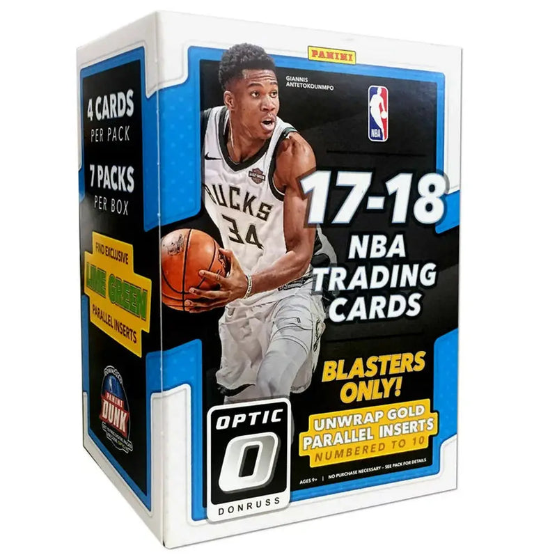 2017-18 Panini NBA Basketball Donruss Optic Value Box Trading Cards