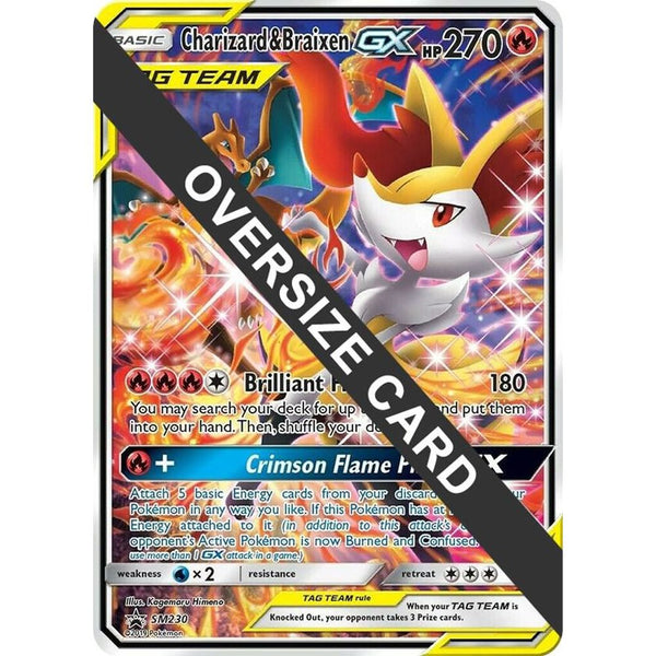 Charizard & Braixen GX - SM230 Jumbo