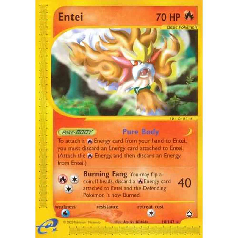 Entei - 10/147 - Rare