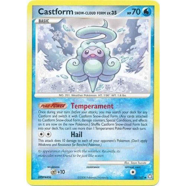 Castform Snow-Cloud Form - 50/146 - Uncommon
