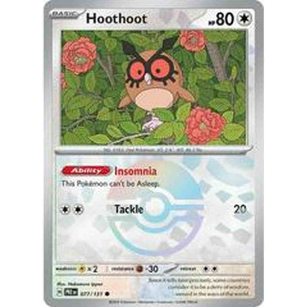 Hoothoot Poke Ball 077/131