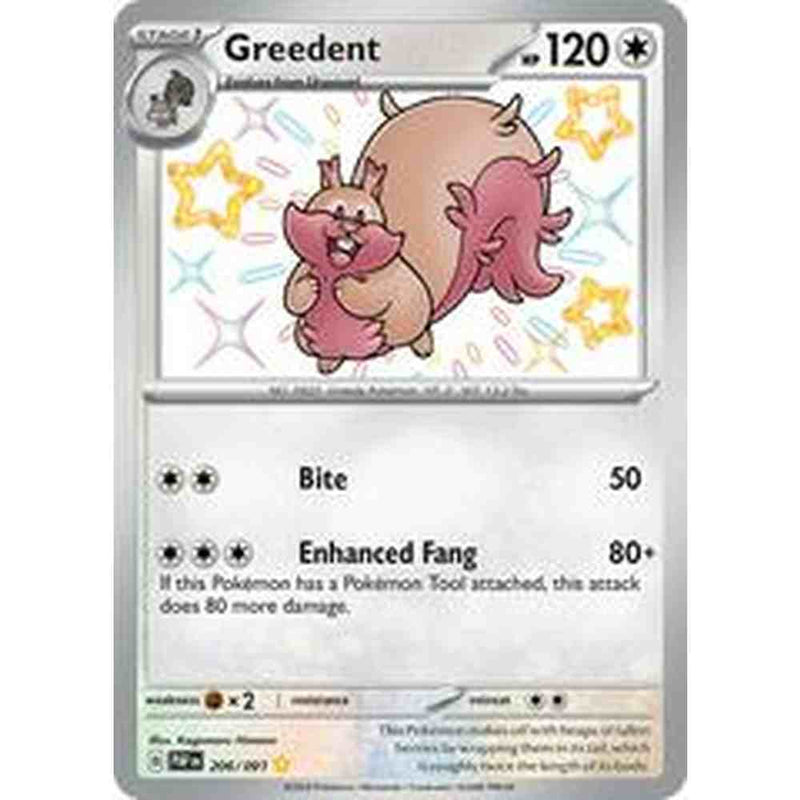 Greedent - 206/091 - Shiny Rare
