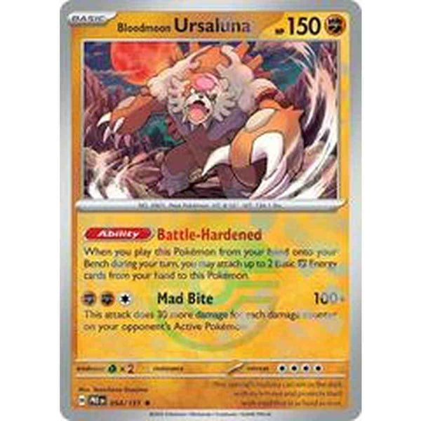 Bloodmoon Ursaluna Poke Ball 054/131