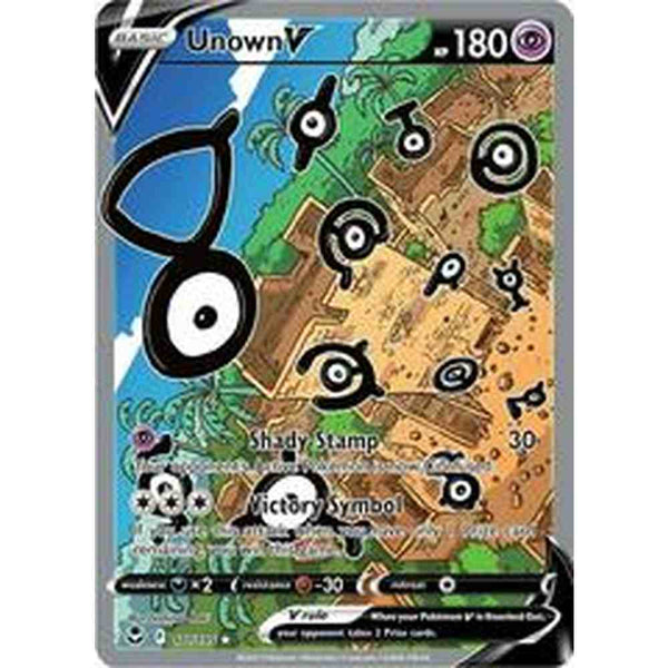 Unown V - 177/195 - Alternate Art Ultra Rare