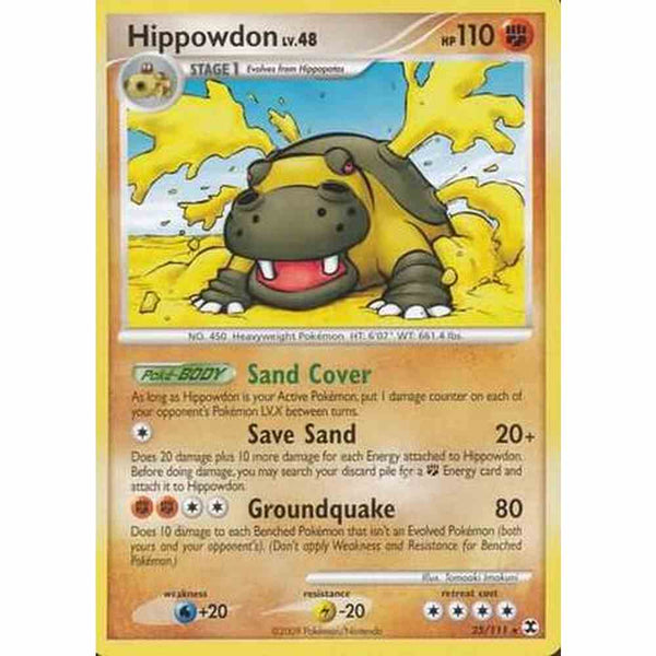 Hippowdon - 25/111 - Rare