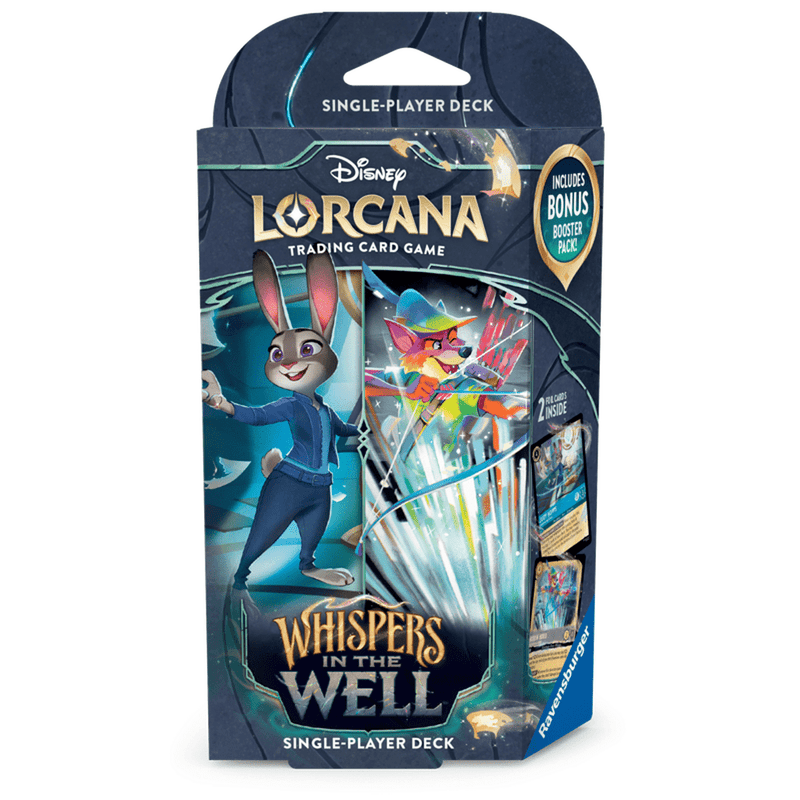 Disney Lorcana Whispers In The Well Starter Single-Player Deck - Sapphire & Steel