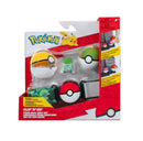 Pokemon - Clip 'N Go - Poke Ball Belt Sett Bulbasaur