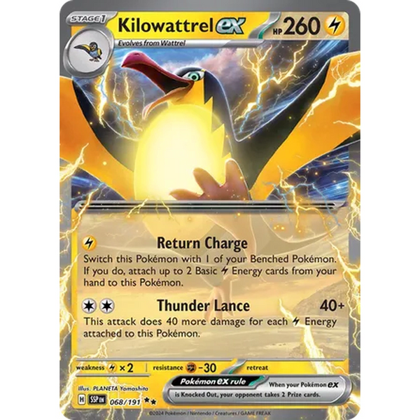 Kilowattrel ex - 068/191 - Ultra Rare