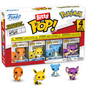 Bitty POP! Pokemon 4pk - Charmander, Jolteon, Lapras, Rattata