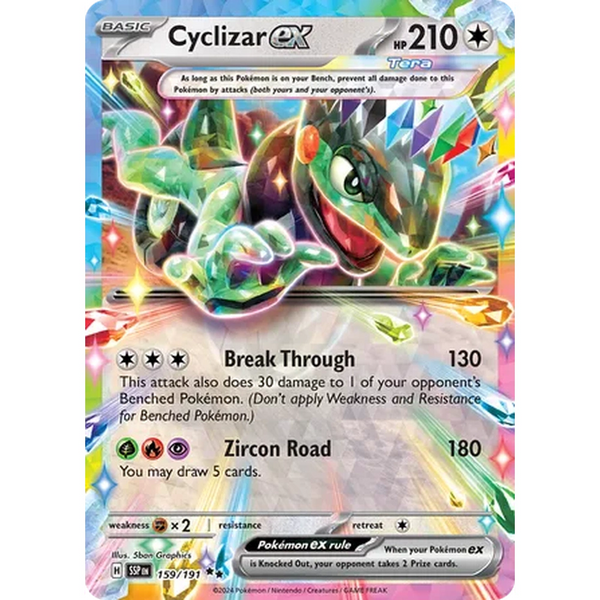 Cyclizar ex - 159/191 - Ultra Rare