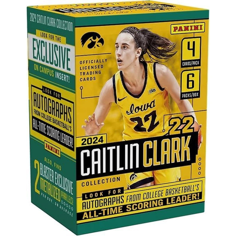 2024 Panini Caitlin Clark Collection Basketball Trading Card Blaster Box