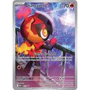 Charcadet 22 Promo (2025) Mint Pokémon card with silver border and flame design