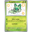 Sprigatito 76 SVP Promo 2024 Mint holo Pokémon card green cat starter