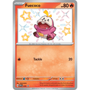 Fuecoco 79 SVP Promo (2024) Mint holo Pokémon card with silver border and orange gradient