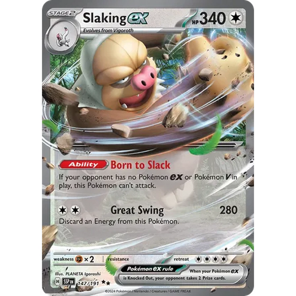 Slaking ex - 147/191 - Ultra Rare