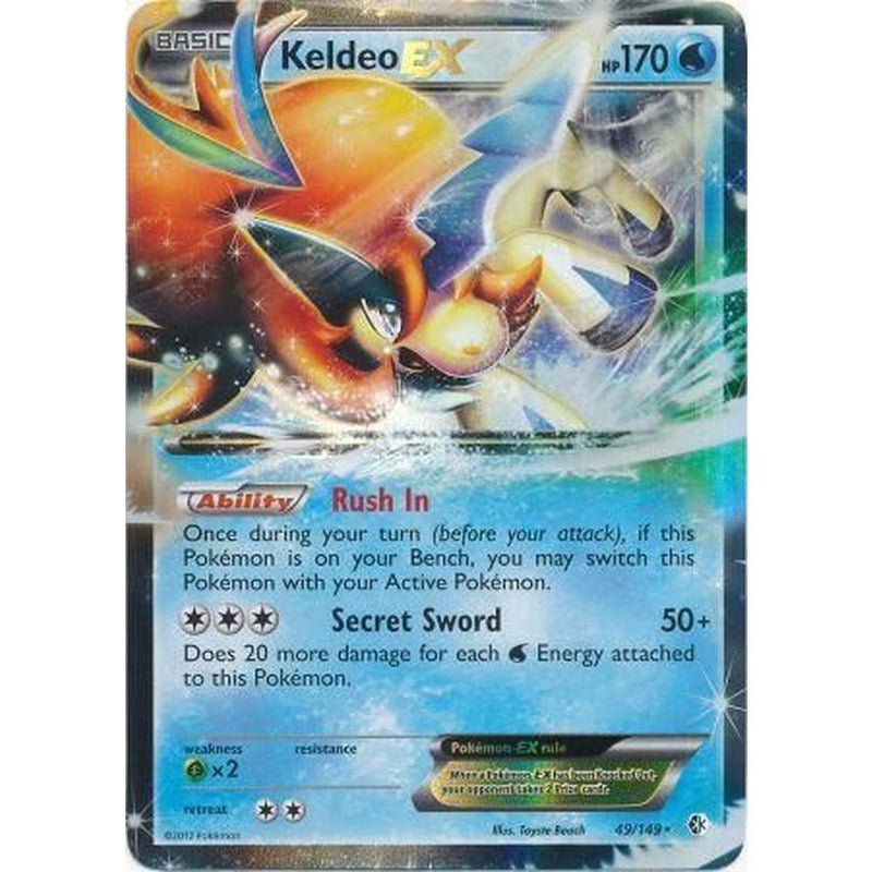 Keldeo EX - 49/149 - Ultra Rare