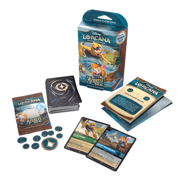 Disney Lorcana TCG Set 6 Azurite Sea Emerald Sapphire Starter Deck