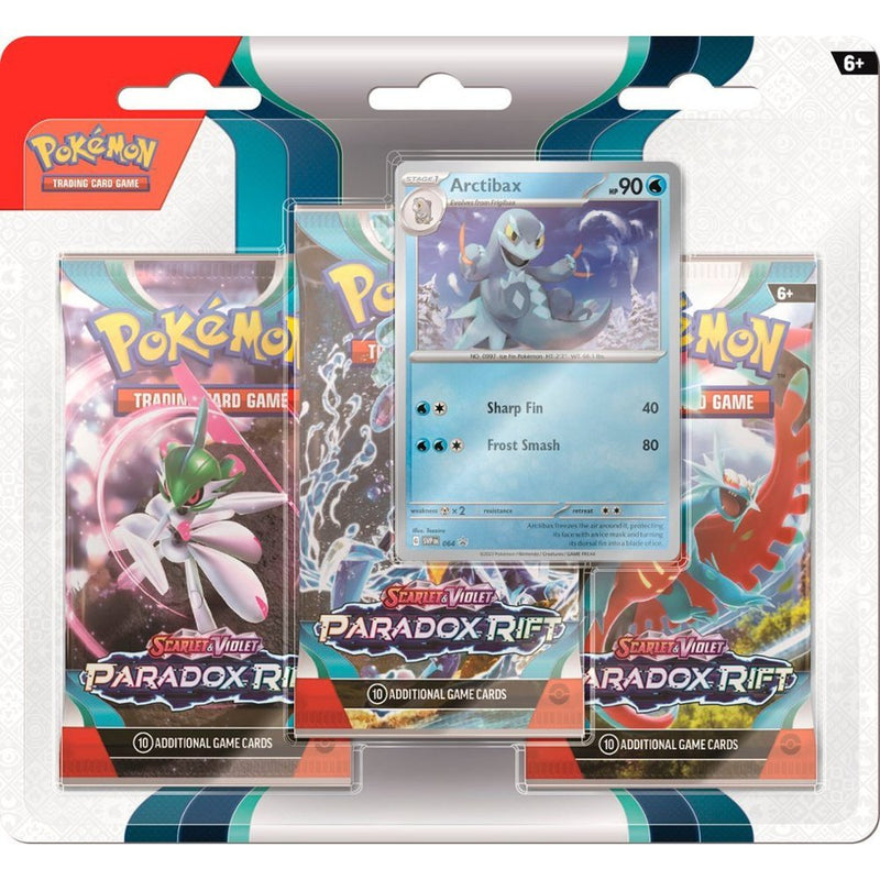 Pokemon Paradox Rift 3-Pack Blister Arctibax